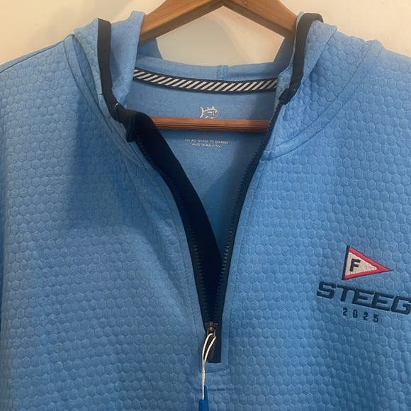 New Southern Tide Florida Yacht Club Men’s Quarter-Zip Pullover Large - Picture 7 of 15